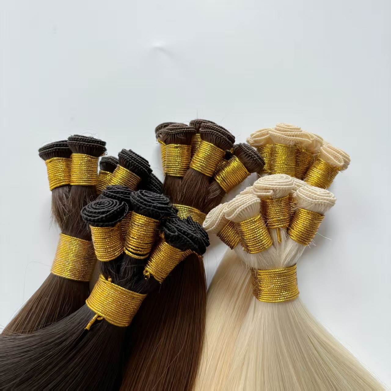 handtied wefts