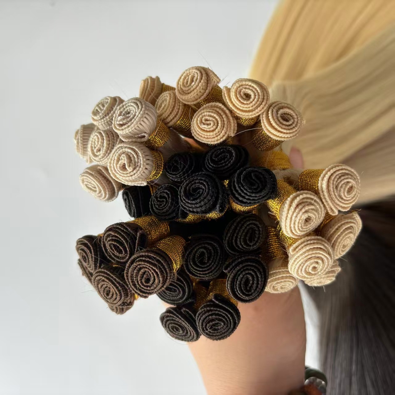handtied wefts